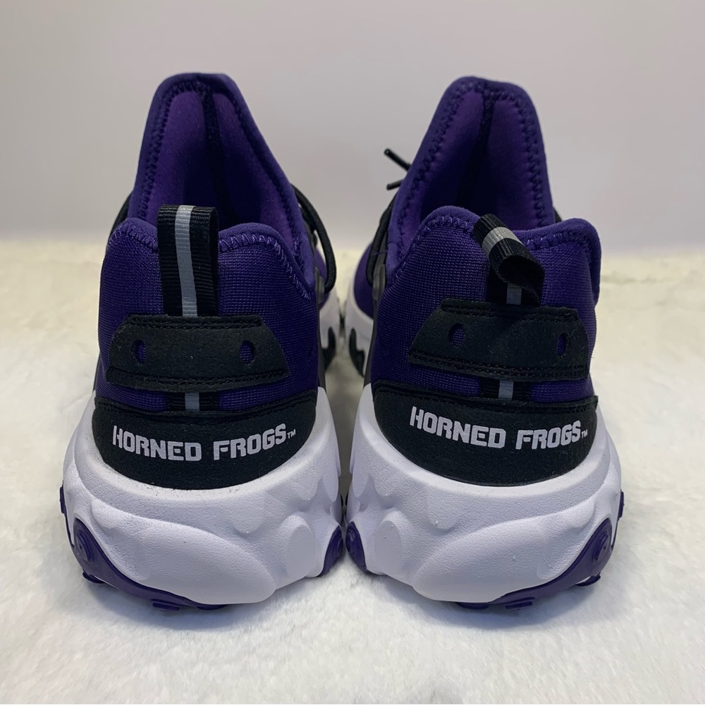 Nike Air React Presto TCU Horned Frogs Mens 12 Purple Texas Christian